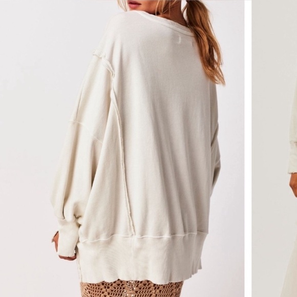 Free People Off White Camden, Sz M - Picture 4 of 4